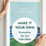 Arsenal Football Stadium Art Print Personalised Gift, thumbnail 4 of 6
