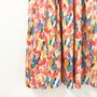 Paint Strokes Printed Cotton Midi Skirt, thumbnail 5 of 6