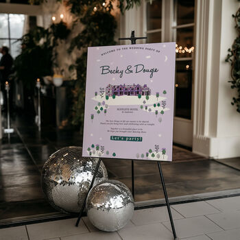 Welcome Wedding Sign/Bespoke Wedding Sign, 6 of 6