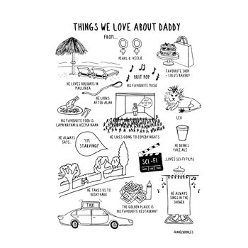 Things We Love About Daddy, Unframed, 8 of 9