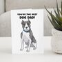 Personalised American Pitbull Christmas Card, thumbnail 6 of 12