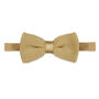 Wedding Handmade Knitted Bow Tie In Beige, thumbnail 1 of 6