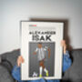 Alexander Isak Newcastle Football Poster, thumbnail 3 of 6