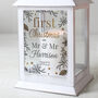 Personalised First Christmas Married Lantern, thumbnail 3 of 6