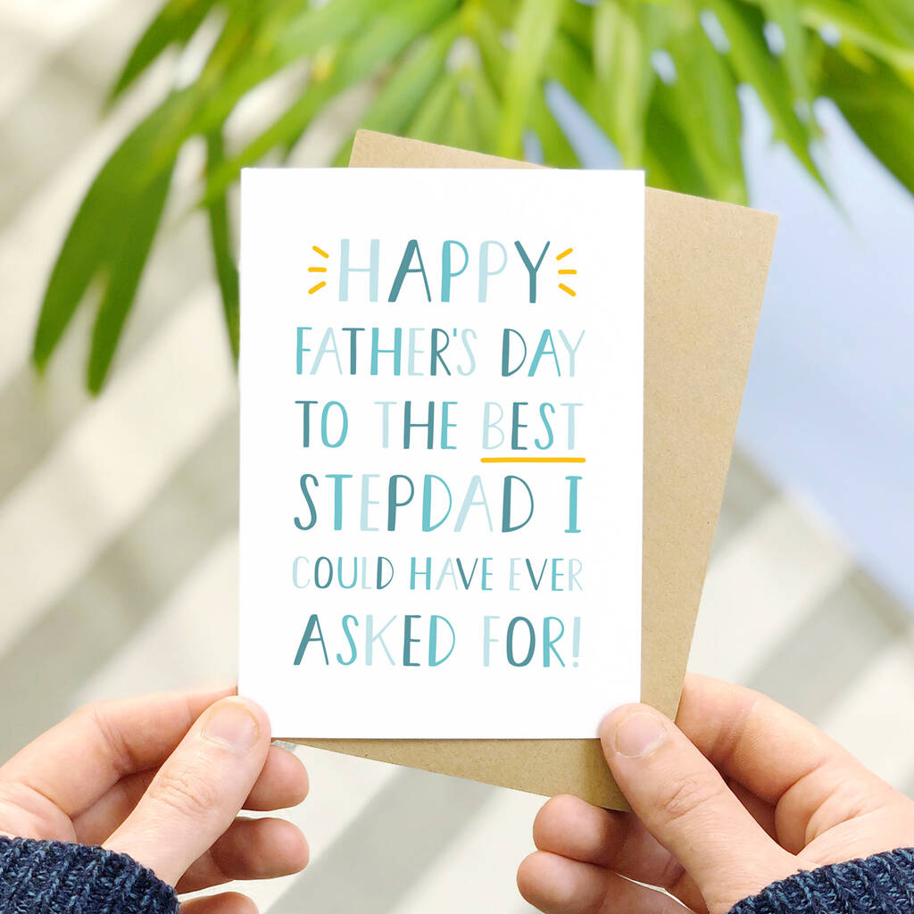 Best Stepdad Father's Day Card, 1 of 2