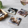 Set Of Bamboo Photo Coasters For Pet Dad, thumbnail 3 of 6