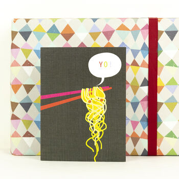 Mini Noodles Greetings Card, 4 of 5
