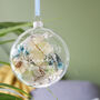 Wedding Floral Glass Bauble Hanging Decoration, thumbnail 6 of 8