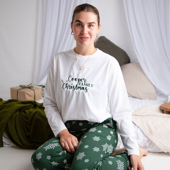 'Christmas With The Family' Personalised Pyjamas, 2 of 8