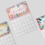 2026 Calendar | Floral Calendar | 2026 Wall Calendar, thumbnail 5 of 6