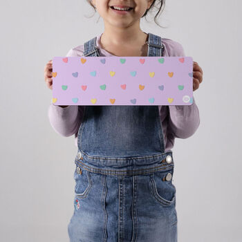 Personalised Love Hearts Wooden Name Puzzle, 3 of 6