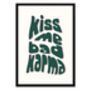 Kiss Me Bad Karma Print, thumbnail 4 of 5