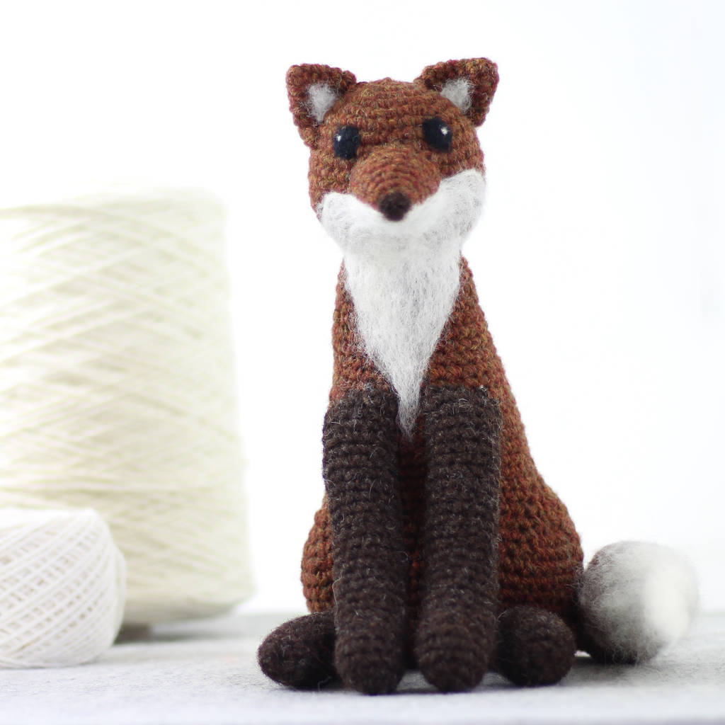 Fox Crochet Craft Kit By Hawthorn Handmade