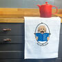 Personalised Train Your Human Dog Funny Gift Tea Towel, thumbnail 3 of 12