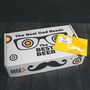 Best Dad Ipa Craft Beer Gift Set For Him With Glass, thumbnail 5 of 5