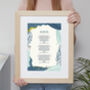 Personalised Modern Abstract Favourite Words Print, thumbnail 1 of 6