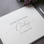 Personalised 'Letters To The Bride' Guest Book, thumbnail 2 of 5