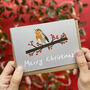 Robin Christmas Cards, thumbnail 4 of 5