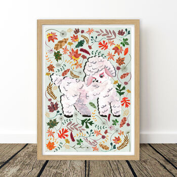 Lamb Nursery Print, 7 of 10