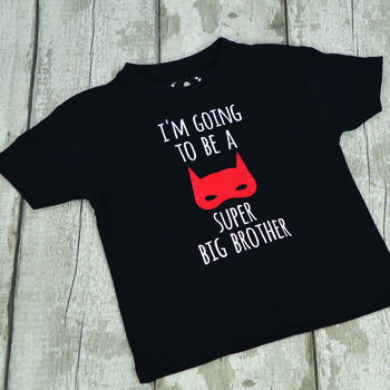 'I'm Going To Be A Super Big Brother' T Shirt, 5 of 6