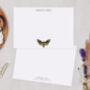 Moth Personalised Note Cards A6 Notecard Set, thumbnail 2 of 6