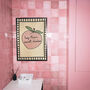 Hey There Sweet Cheeks Cute Bathroom Print, thumbnail 9 of 9