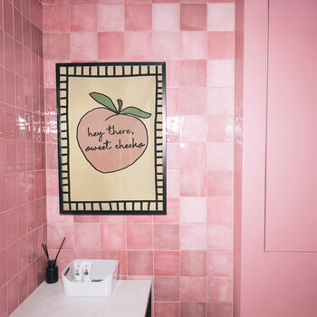 Hey There Sweet Cheeks Cute Bathroom Print, 9 of 9