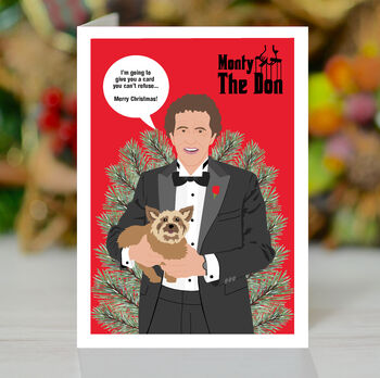 Monty Don Funny Christmas Card, 6 of 7