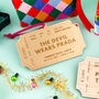 Personalised Musical Show Ticket Details Christmas Bauble, thumbnail 5 of 5