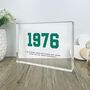 Personalised Year Milestone Giant Crystal Block | Birthday Or Anniversary Gift, thumbnail 9 of 10