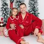 Personalised Family Velvet Christmas Pyjamas, thumbnail 3 of 12