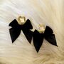 Oversize Bow Earrings, thumbnail 4 of 6