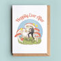 Frogs Wedding Card 'Hoppily Ever After', thumbnail 1 of 2