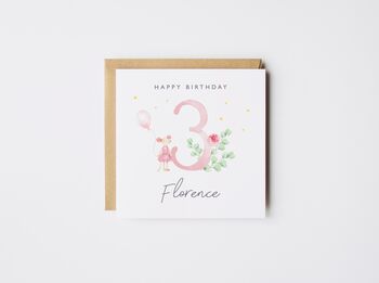 Personalised 1st Birthday Mouse Card *Age Options, 3 of 5