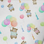 Kids Wrapping Paper Roll Or Folded Bear And Balloon, thumbnail 2 of 2