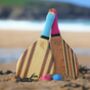 'The Constantine' Personalised Wooden Beach Bat Set, thumbnail 8 of 10