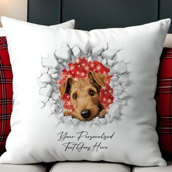 Personalised Christmas Lakeland Terrier Break Through, 5 of 10