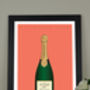 Personalised 'A Vintage Year' Birthday Champagne Print, thumbnail 8 of 12