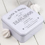 Personalised Wedding Keepsakes Tin Box, thumbnail 4 of 6