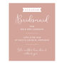 Bridesmaid Personalised Gift Print, thumbnail 2 of 5