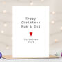 Custom Message Personalised Christmas Card, thumbnail 3 of 3