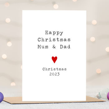 Custom Message Personalised Christmas Card, 3 of 3
