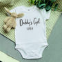Personalised Daddy's Girl Baby Vest, thumbnail 1 of 2