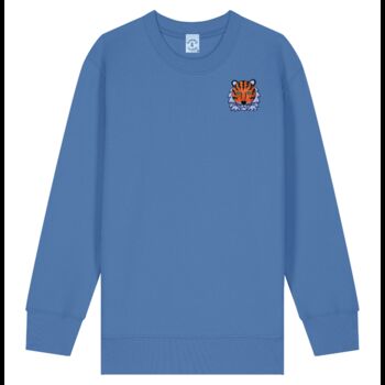 Childrens Organic Cotton Tiger Sweatshirt, 3 of 12