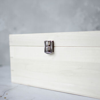 Personalised Sewing Keepsake Box, Wood, 3 of 3