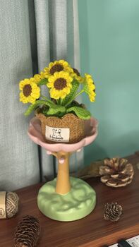 Crochet Pot Flowers Best Gift For Every Occasions, 6 of 12