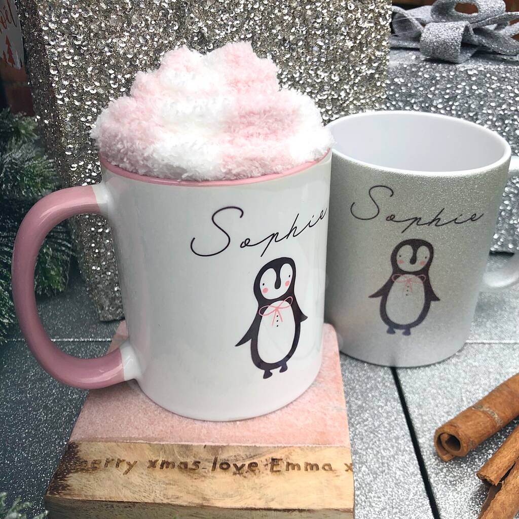 personalised sock and mug gift set by jacob noah