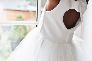 White Heart Sparkly Tutu Dress, 6 of 8