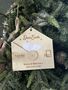 Personalised Wooden Letter To Santa, Tree Decoration, thumbnail 1 of 4