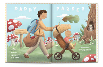 Personalised Children's Book, First Father's Day, Magical Moments With Daddy, 7 of 12